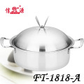 Butterfly Lid Stainless Steel Pot